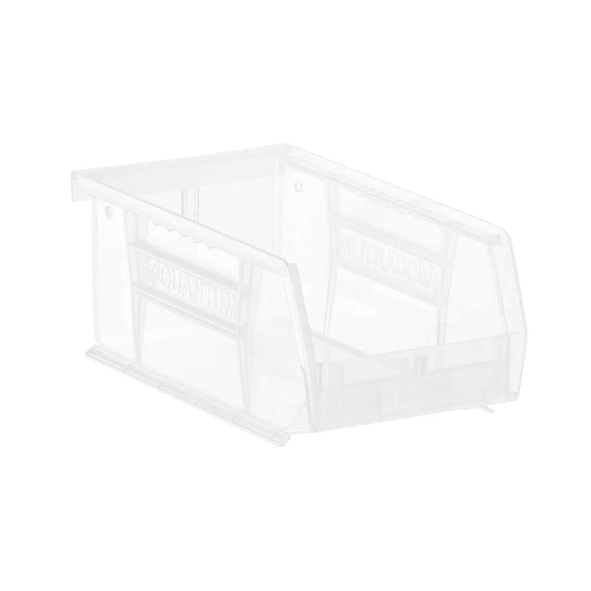 Extra Narrow Stackable Plastic Utility Bin Clear