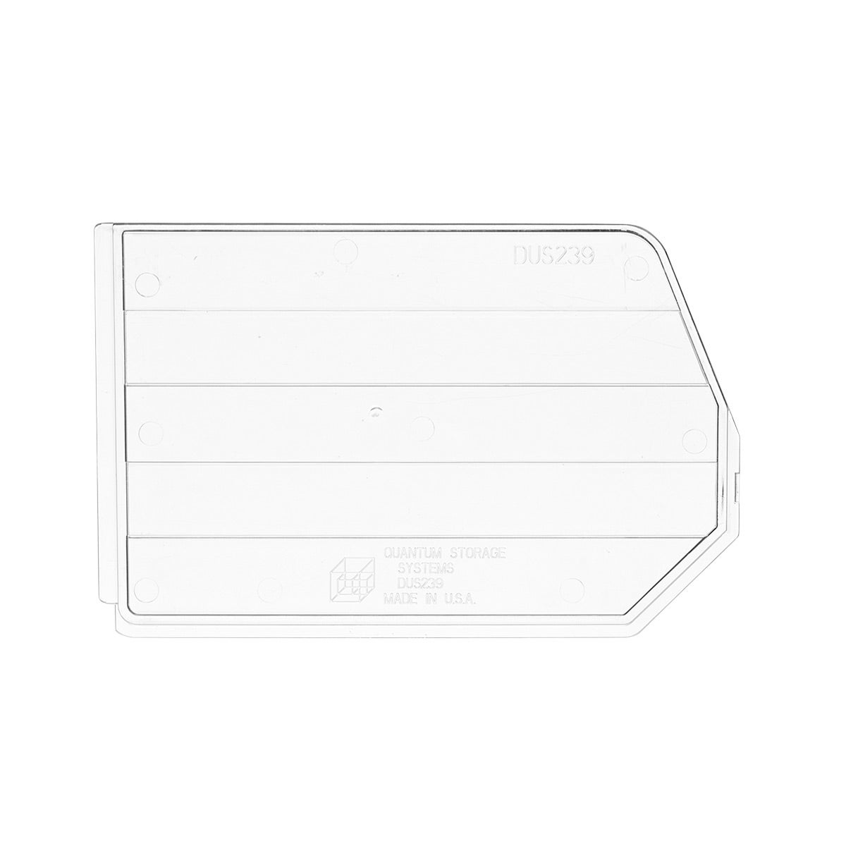 The Container Store Tall Utility Bin Divider Clear
