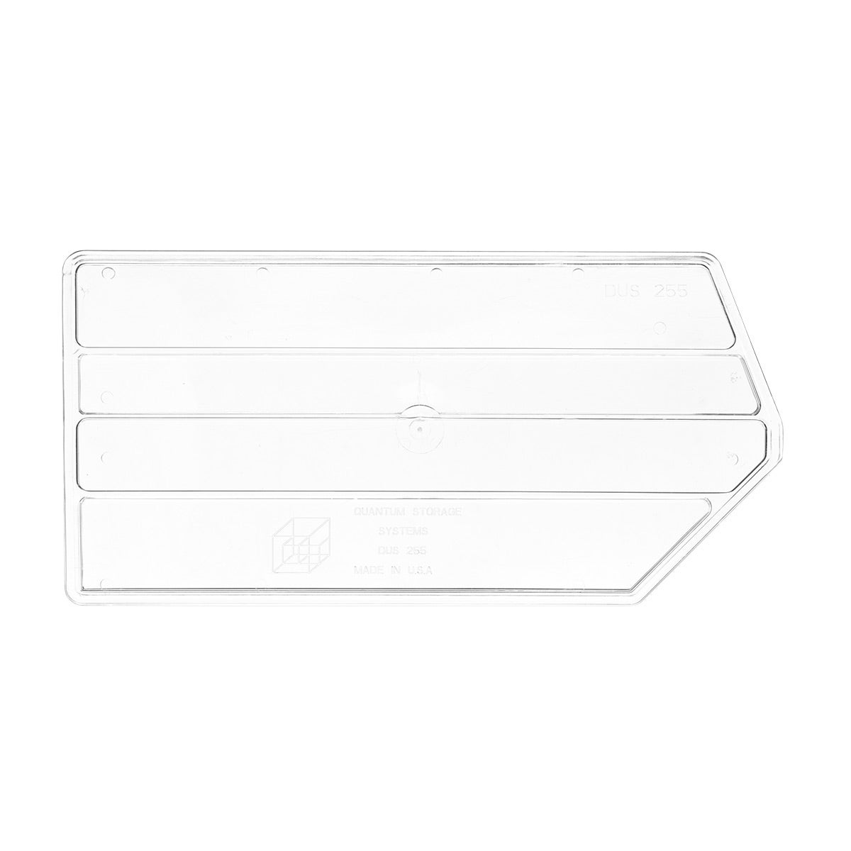 The Container Store Medium Utility Bin Divider Clear