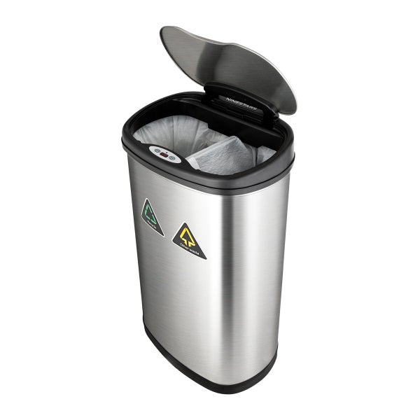 Nine Stars 13 Gal Motion Trash Can