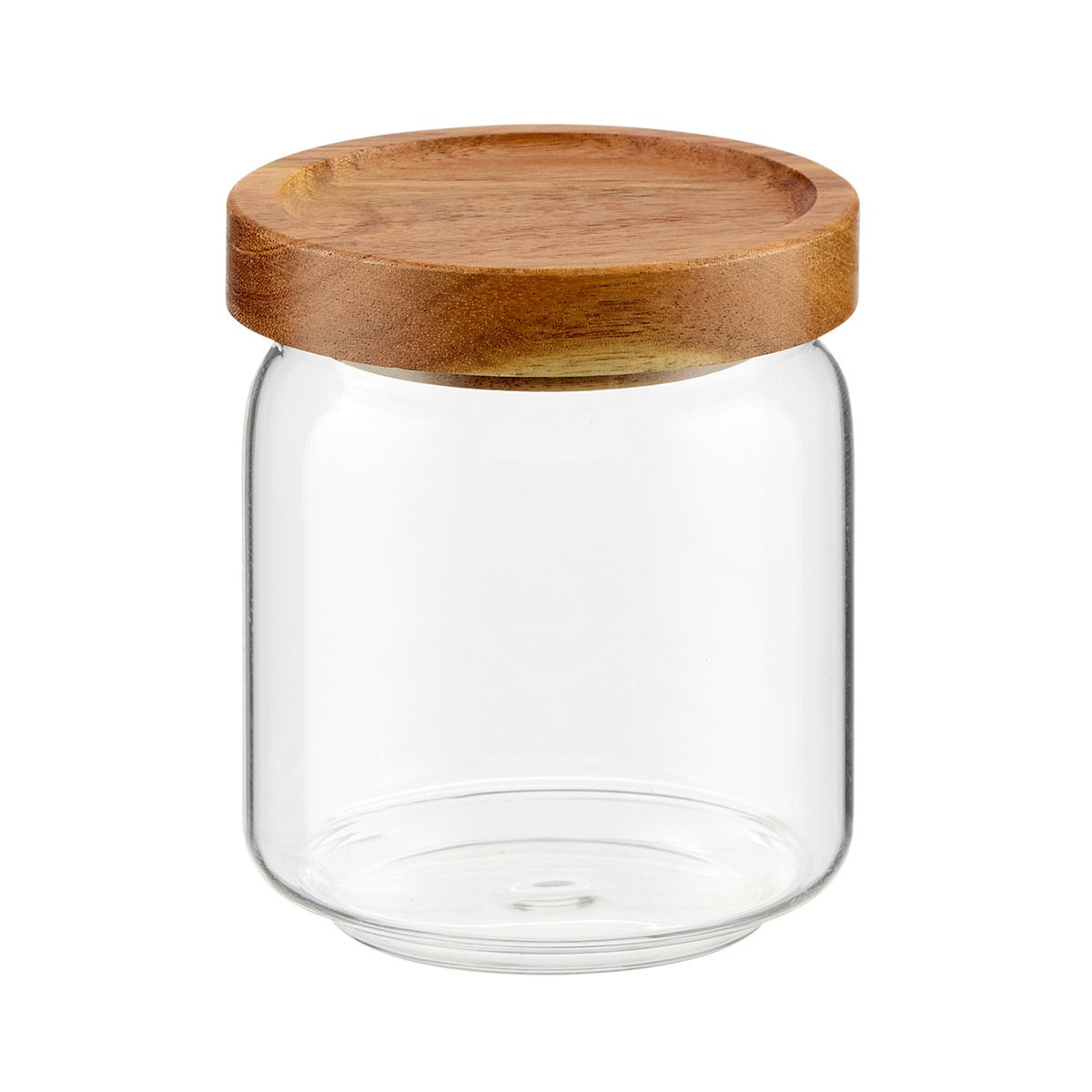 13 oz. Glass Canister with Acacia Lid