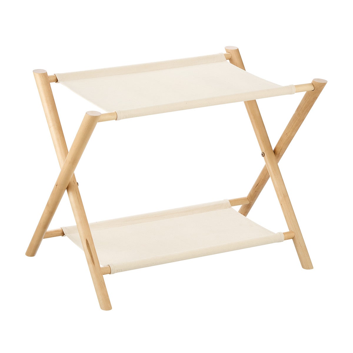 The Container Store Hagen Birch Luggage Rack
