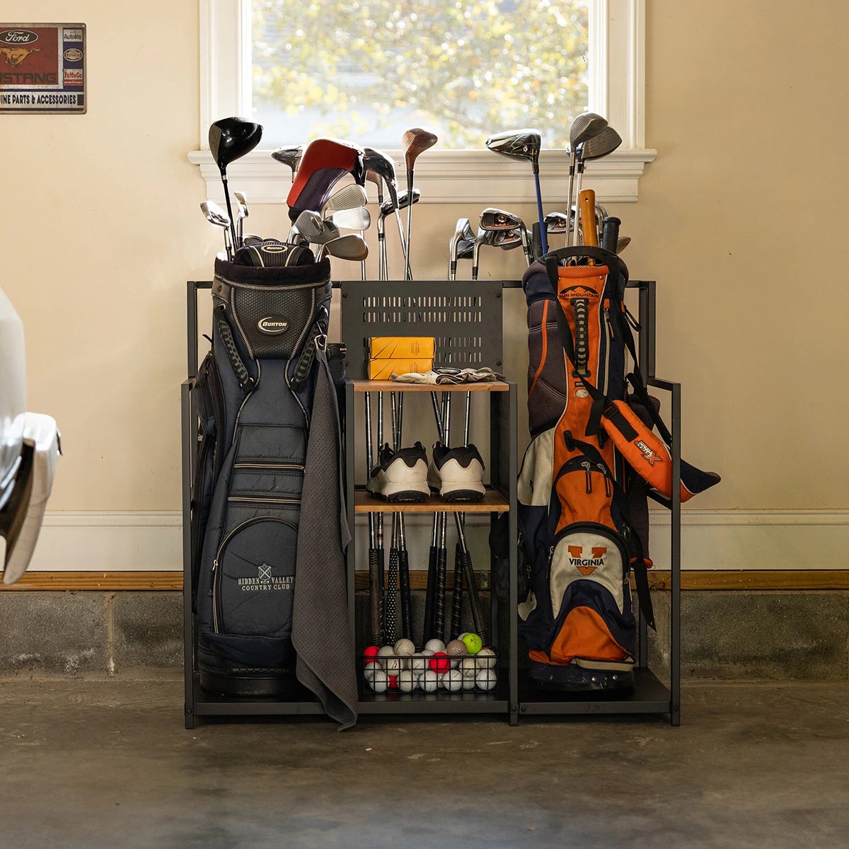 StoreYour Double Pinehurst Golf Club Organizer Black