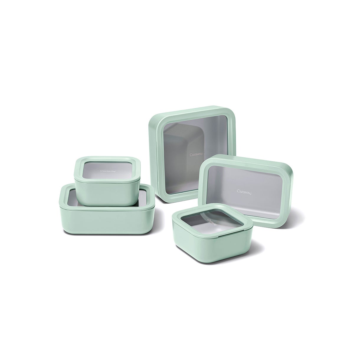 Caraway Home Ceramic Food Storage Mist Set of 13 pc