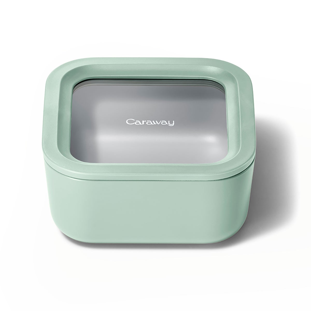 Caraway Home 4.4 cup Square Glass Food Container Mist