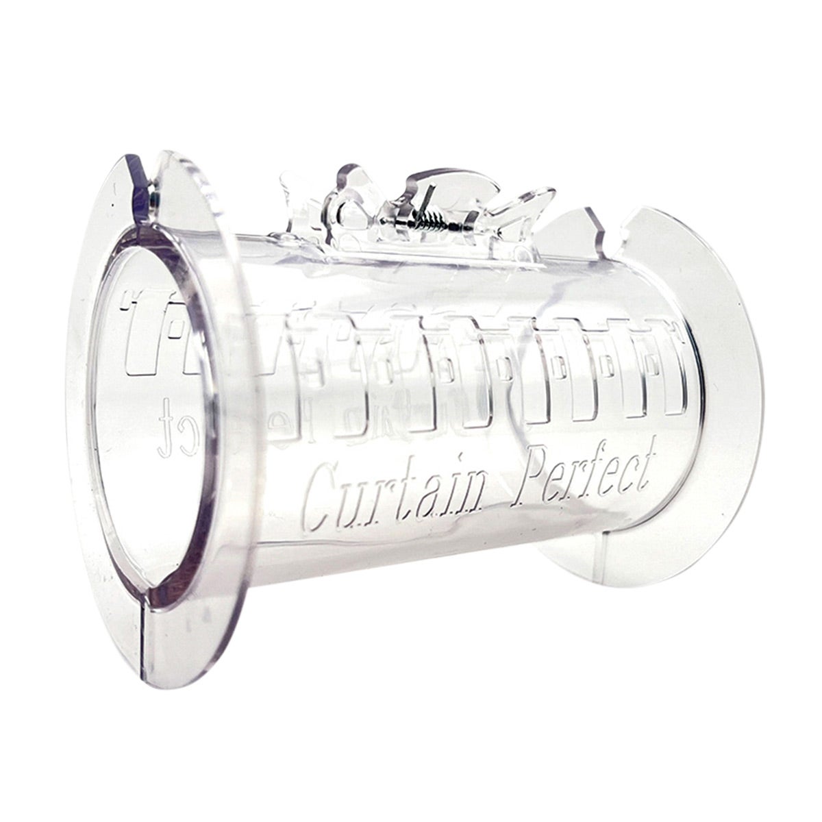 Large Easy Clip-On! Curtain Spacers Clear