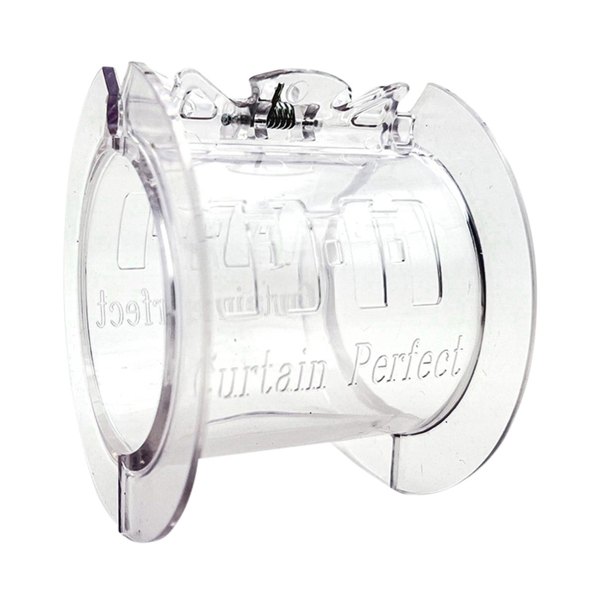 Small Easy Clip-On! Curtain Spacers Clear