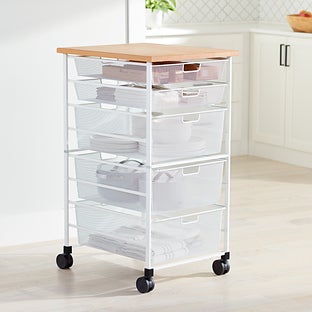 Mesh Kitchen Cart