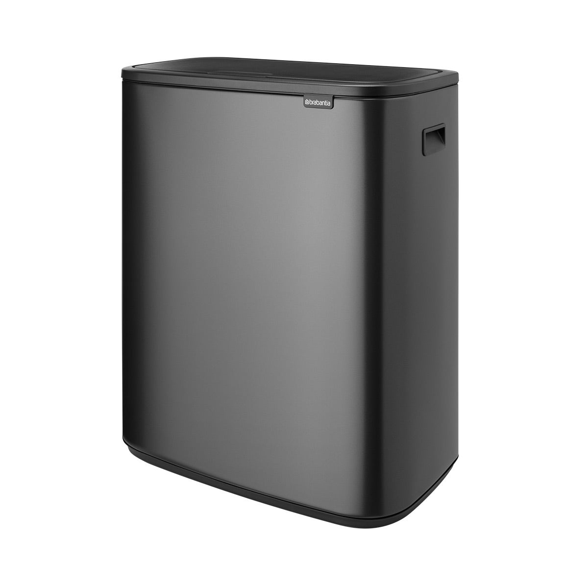 Brabantia 16 Gallon Bo Touch Top Trash Can Confident Gray