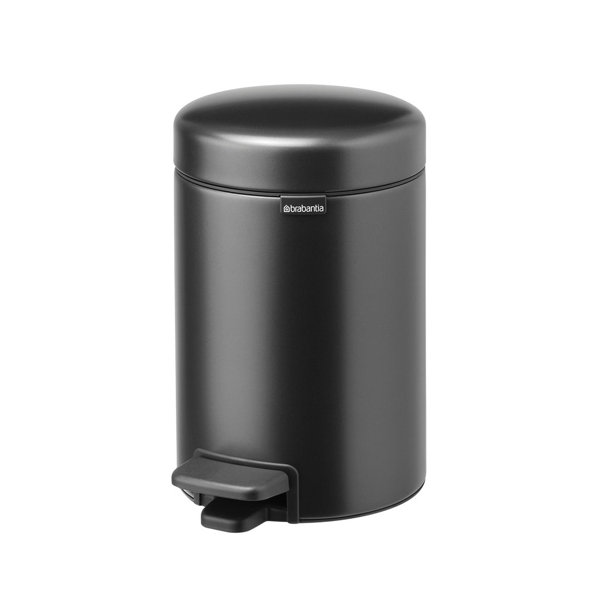 Brabantia 0.8 gal newIcon Step On Trash Can Confident Gray