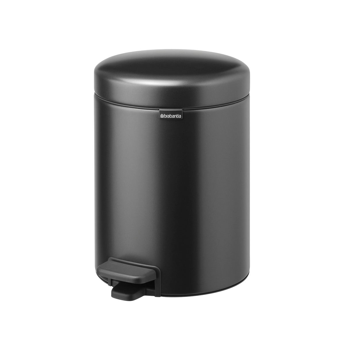 Brabantia 1.3 gal newIcon Step On Trash Can Confident Gray