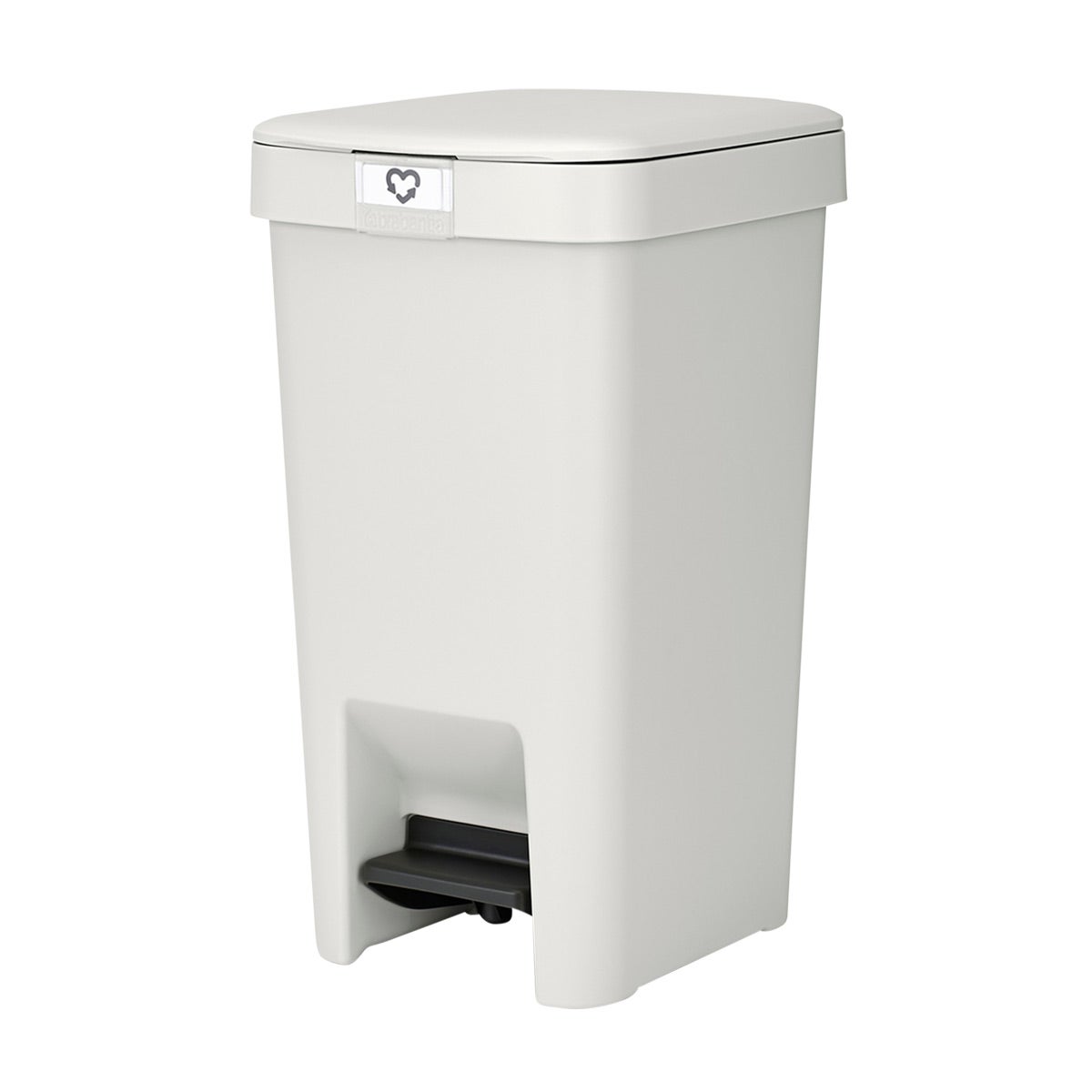 Brabantia 2.6 gal StepUp Step Can Light Gray