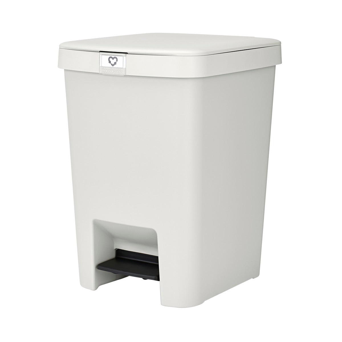 Brabantia 6.6 gal StepUp Step Can Light Gray