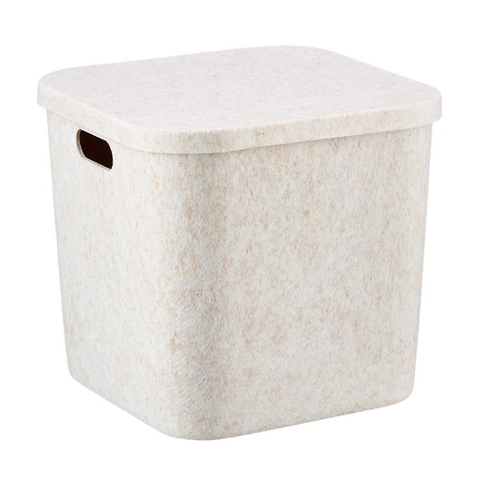 The Container Store Remy Sculpted Cube with Lid | The Container Store