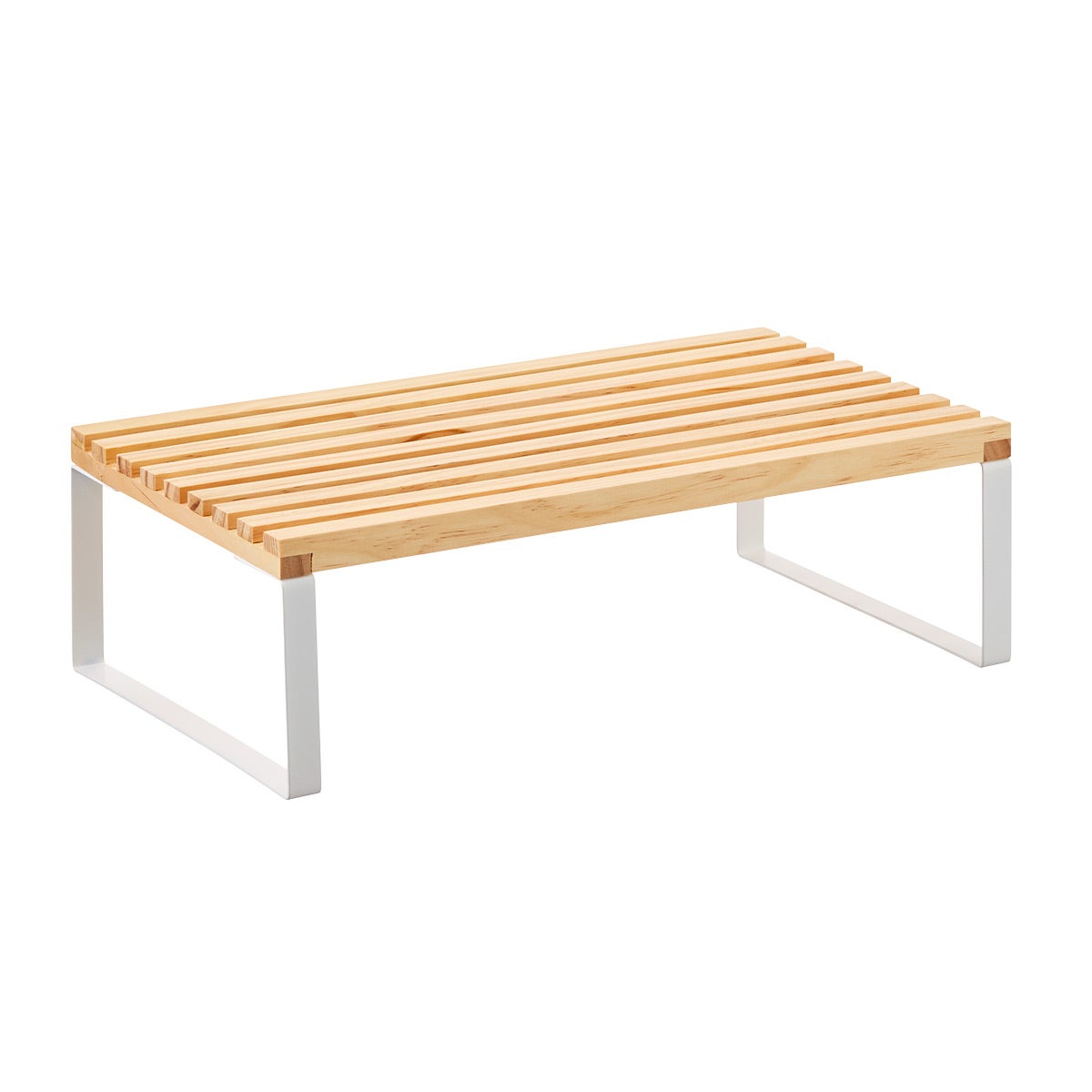 The Container Store Pine and Steel Riser | The Container Store