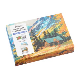 Grabie Watercolor Coloring Club Box