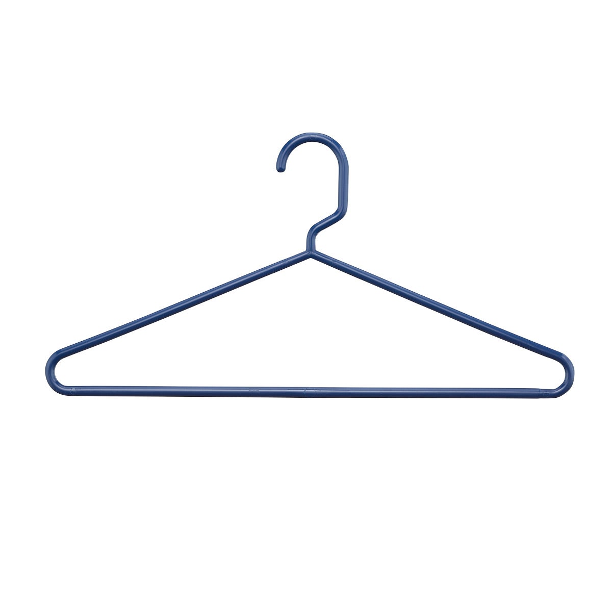 The Container Store Heavy-Duty Tubular Hangers Navy Pkg/36