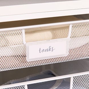 Elfa Drawer Label Holders