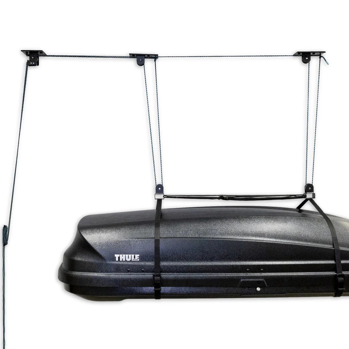 StoreYour Holds up to 150 lbs EasyLift Cargo Box Hoist Black