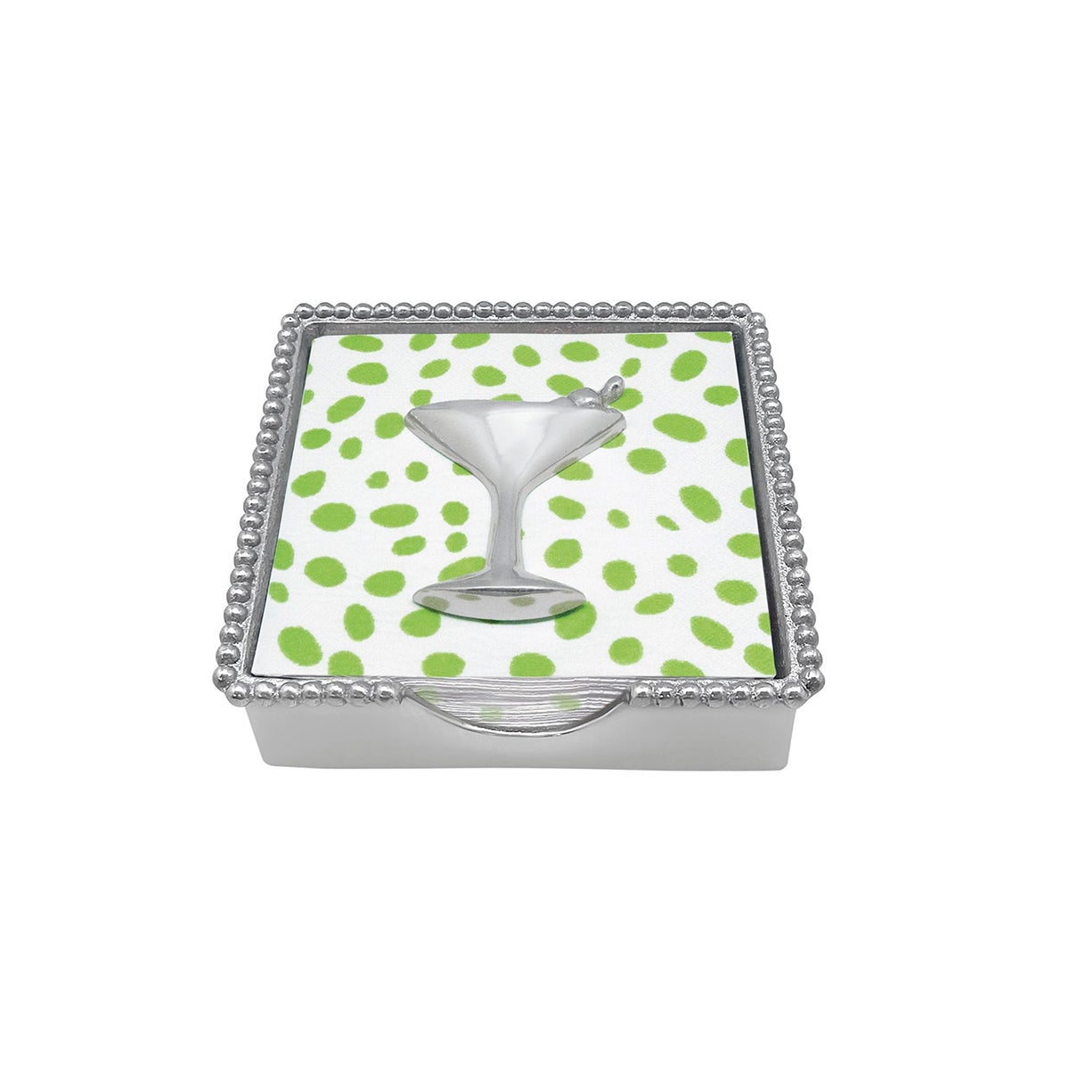 Mariposa Cocktail Beaded Napkin Box Set