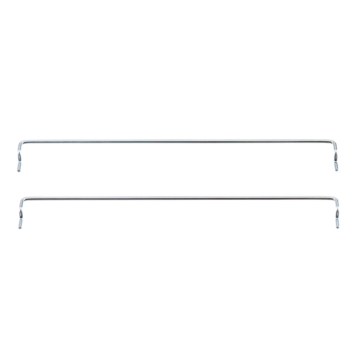 Elfa Classic Large Shelf Connector Stainless Steel Set of 2