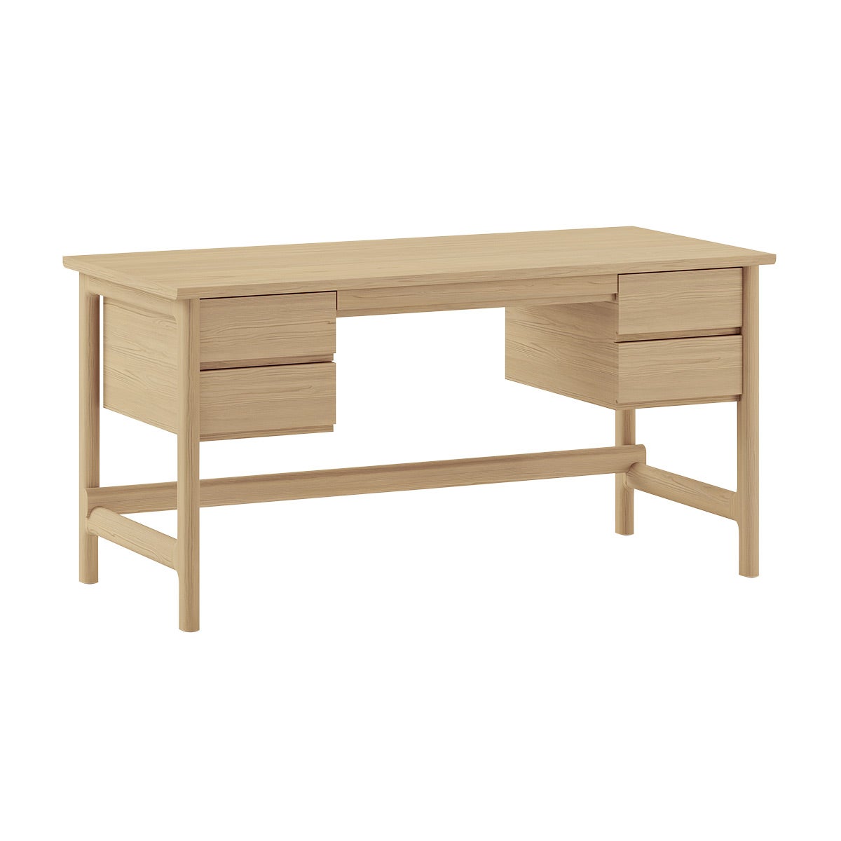 Branch Artisan File Desk - 56'' / 2 Light Ash