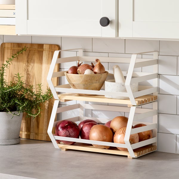 The Container Store Stacking Open Front Pin and Steel Bin | The ...