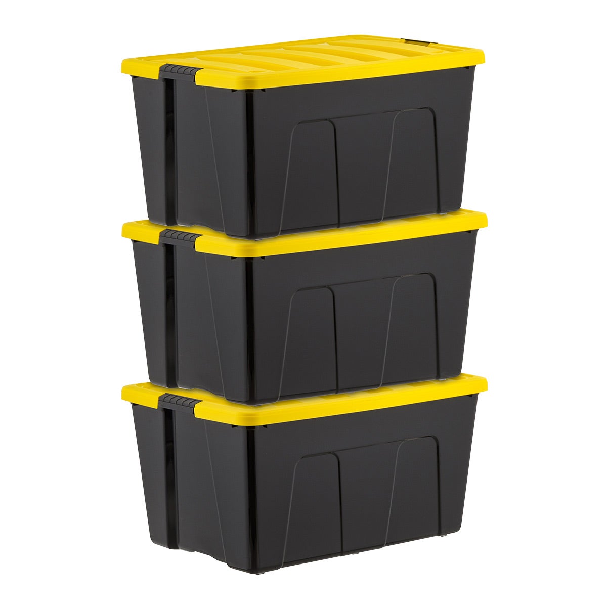 Iris 94 qt Stack and Pull Tote Pkg/3 | The Container Store