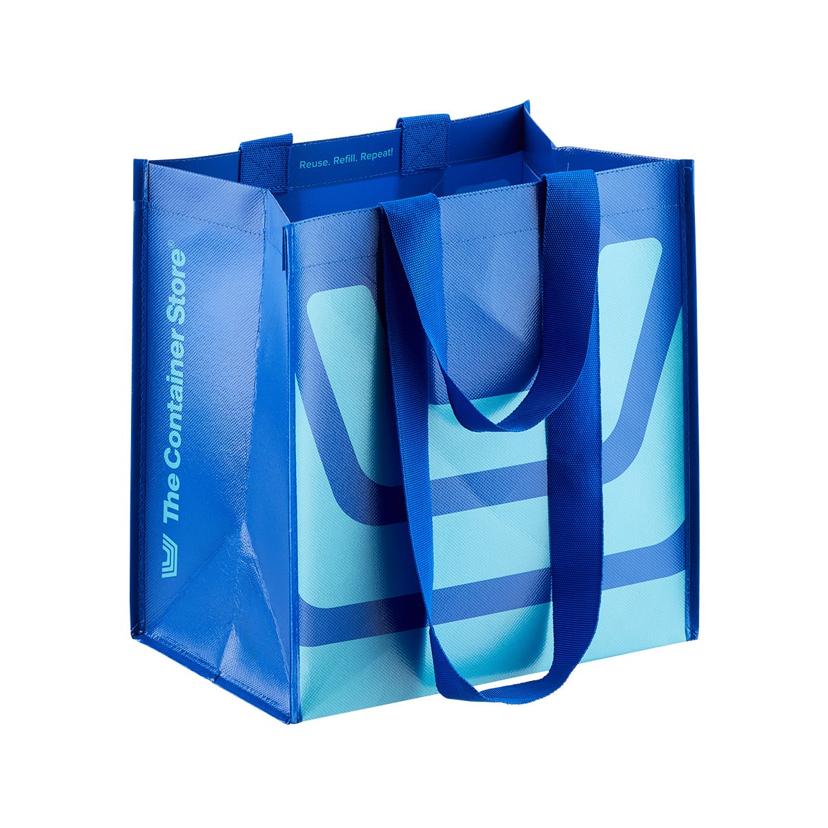 The Container Store Small Reusable Tote Bag Blue