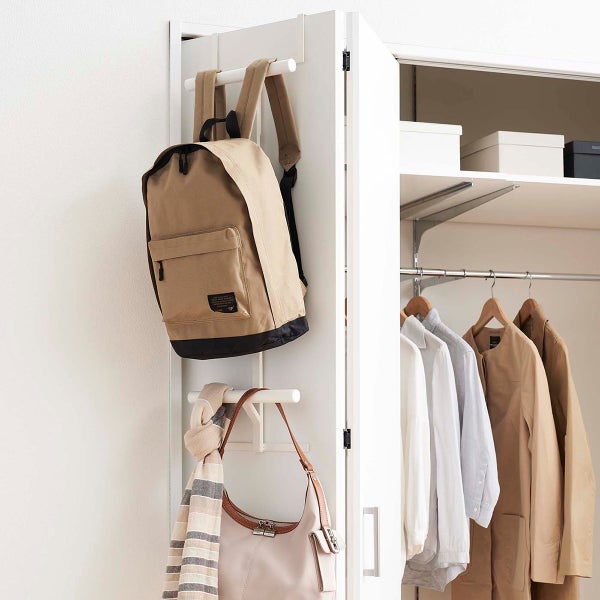 Yamazaki Tower Over-the-Door Backpack Hanger
