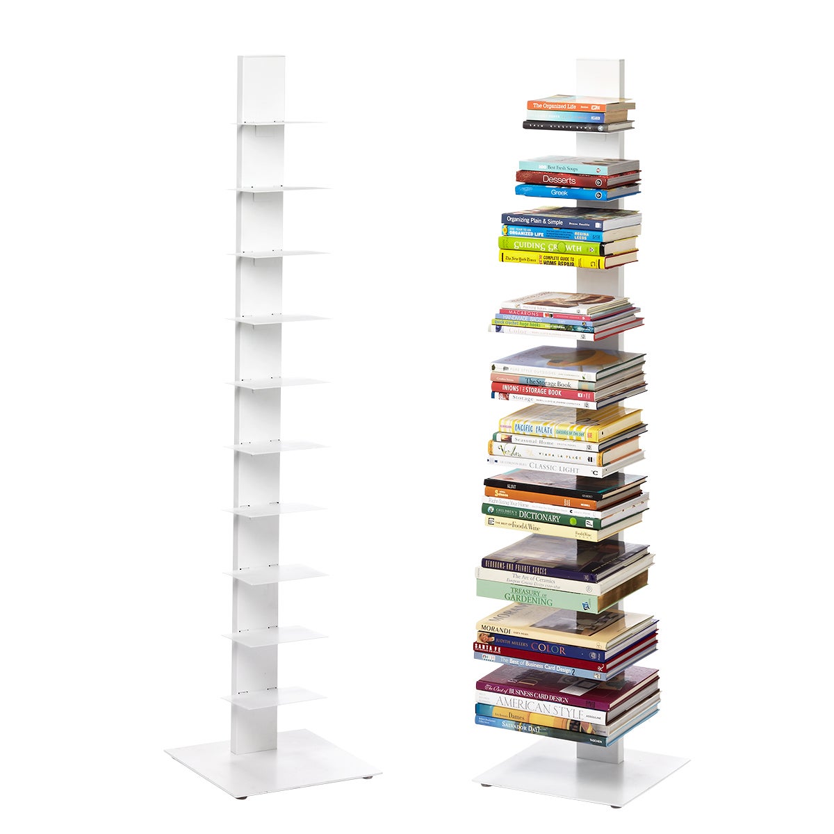 Floating Bookshelf White