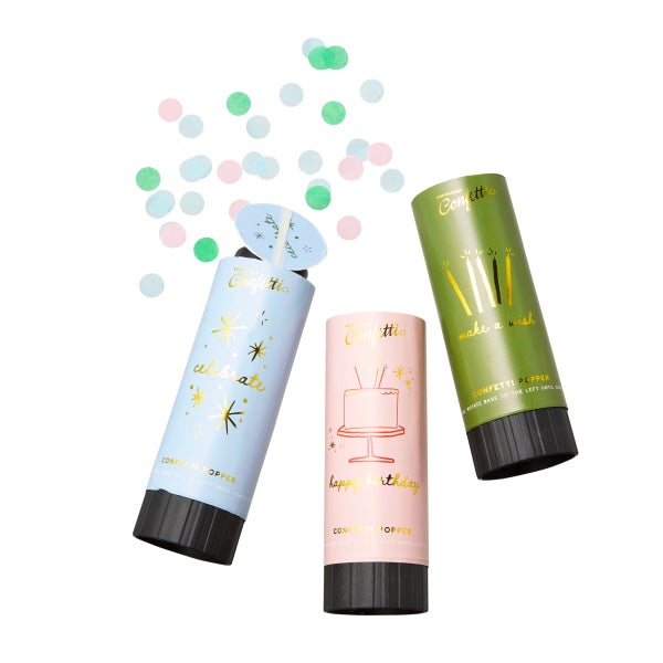 Birthday Box Popper Set