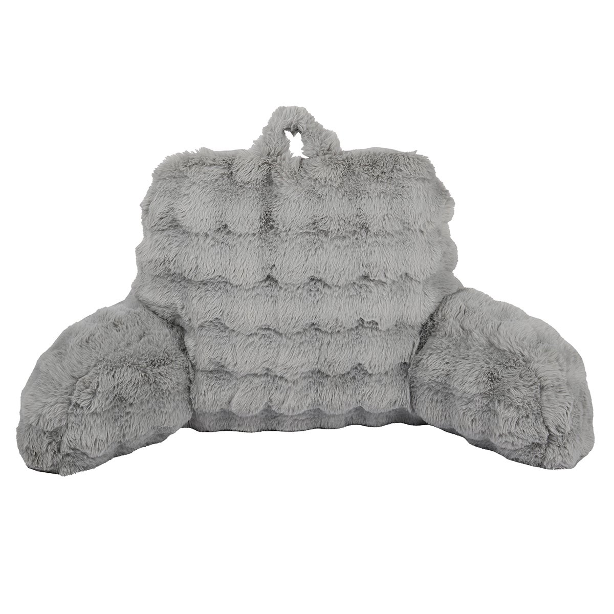 Bubble Fur Back Rest Grey