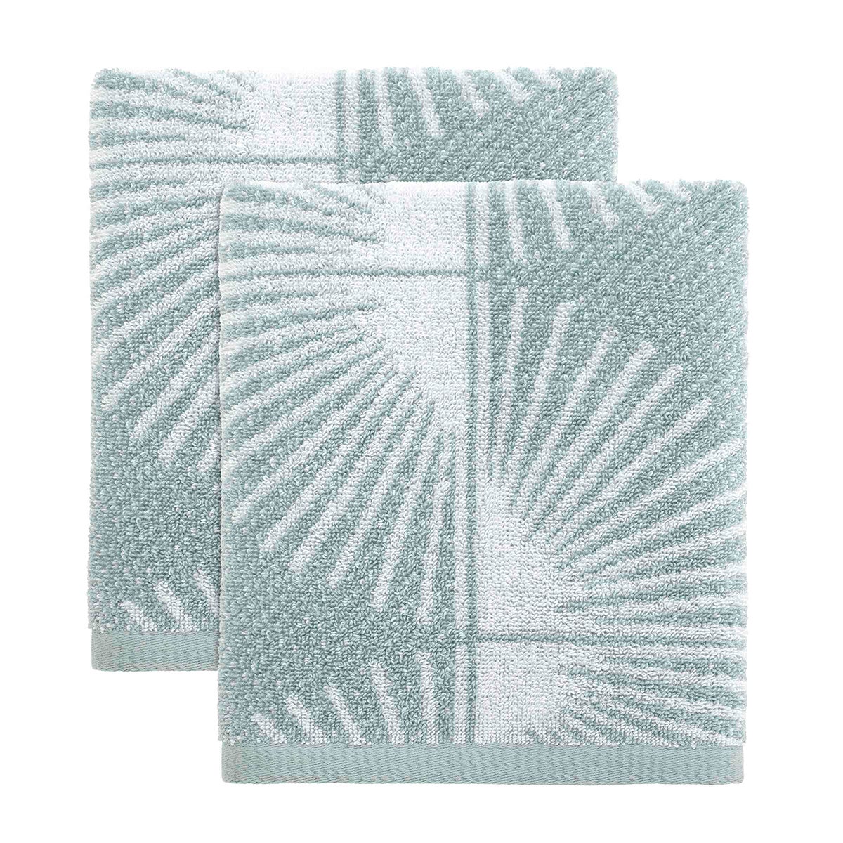 Nicole Miller Kendall Hand Towel Blue Set of 2