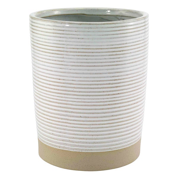 Avanti Linens Drift Stoneware Wastebasket