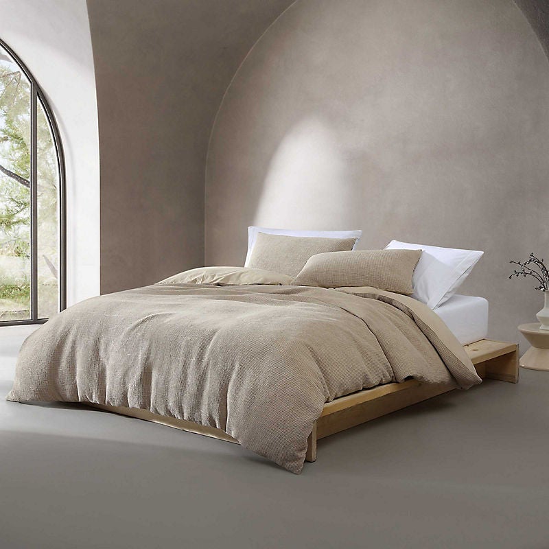 Calvin Klein QUEEN 3-Pc. Duvet Set Natural/Tan