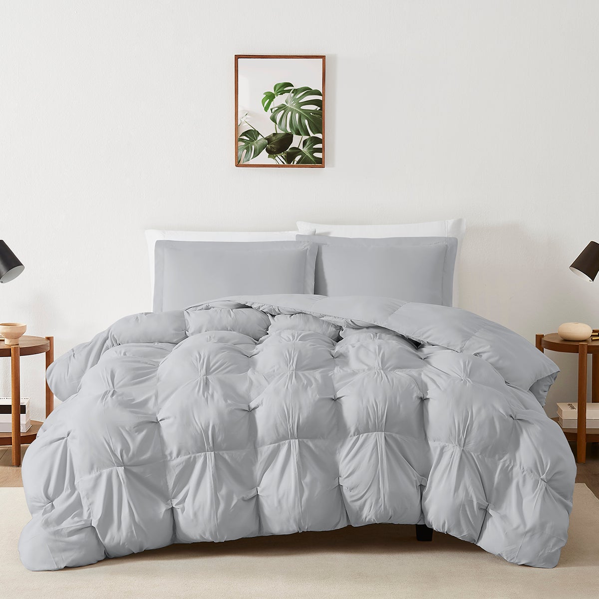 Truly Soft FULL/QUEEN 3-Pc. Comforter Set Silver/Gray