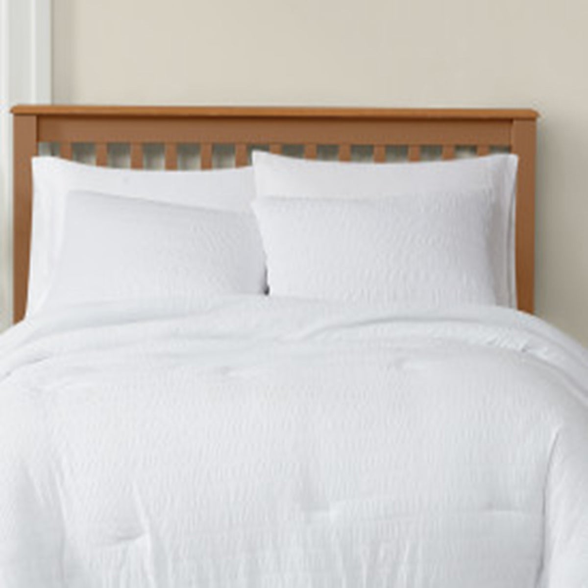 Truly Soft Full/Queen 3-Pc. Crinkle Wash Comforter Set White