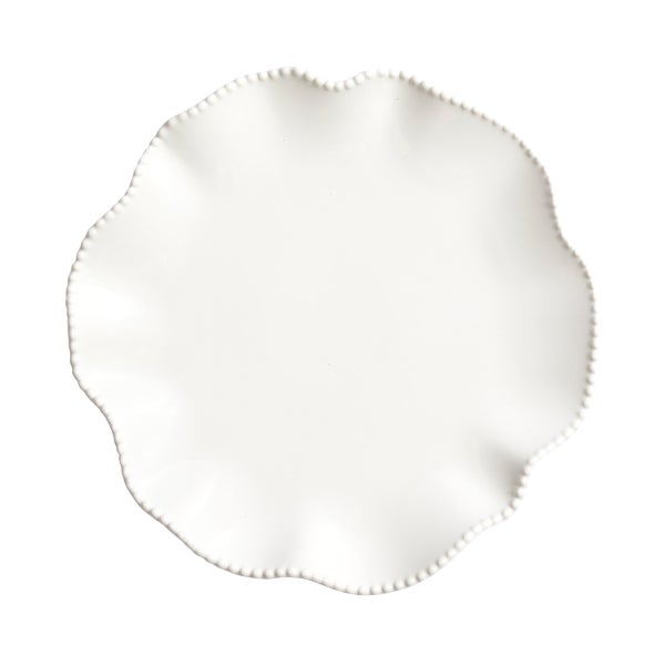Wavy Beaded Dinner Plate