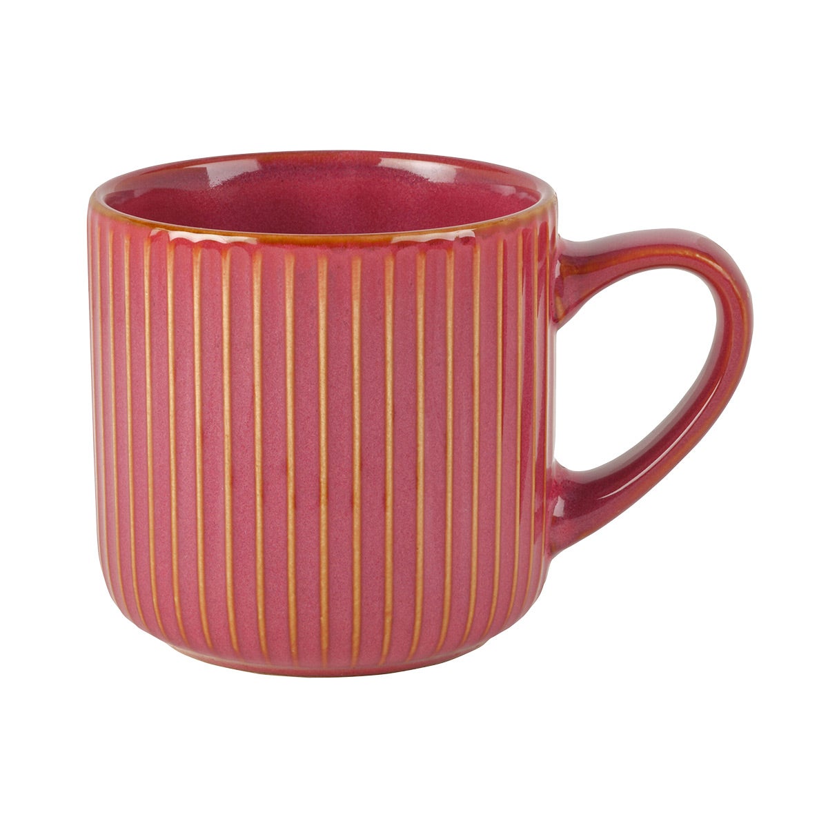 Pfaltzgraff 17 oz. Ribbed Mug Red