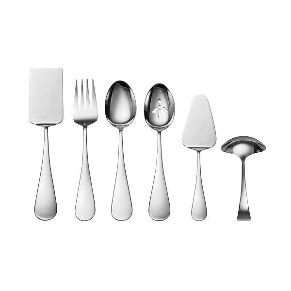 Towle Living Basic Serving Utensils Stainless Steel Set of 6