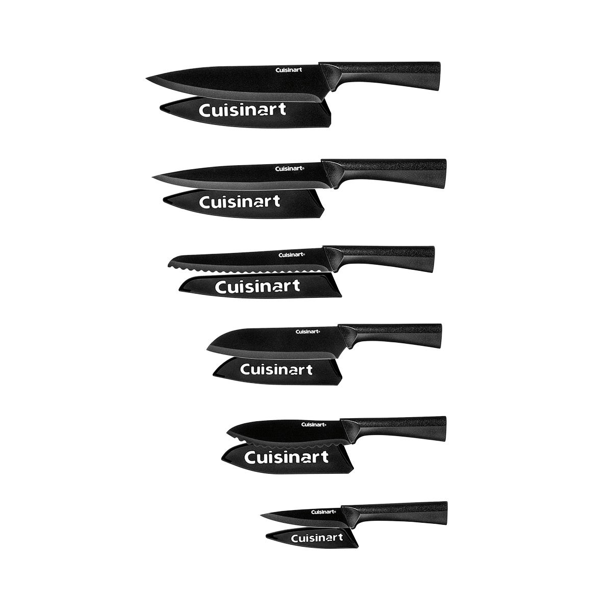 Cuisinart Ceramic Knife Black Set of 12