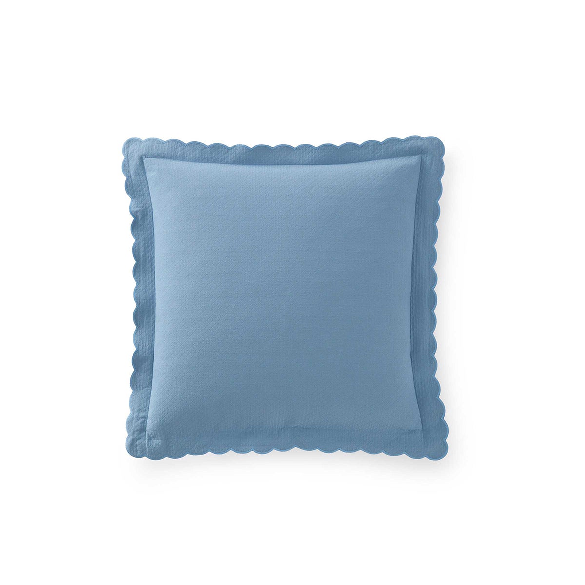 Martha Stewart Scallop Euro Sham Blue Set of 2