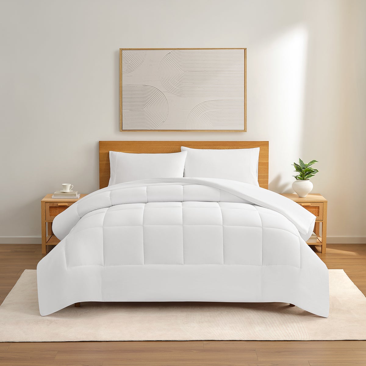 Sleep Renew Full/Queen Comforter White