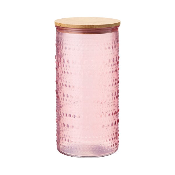Glass Canister with Bamboo Lid