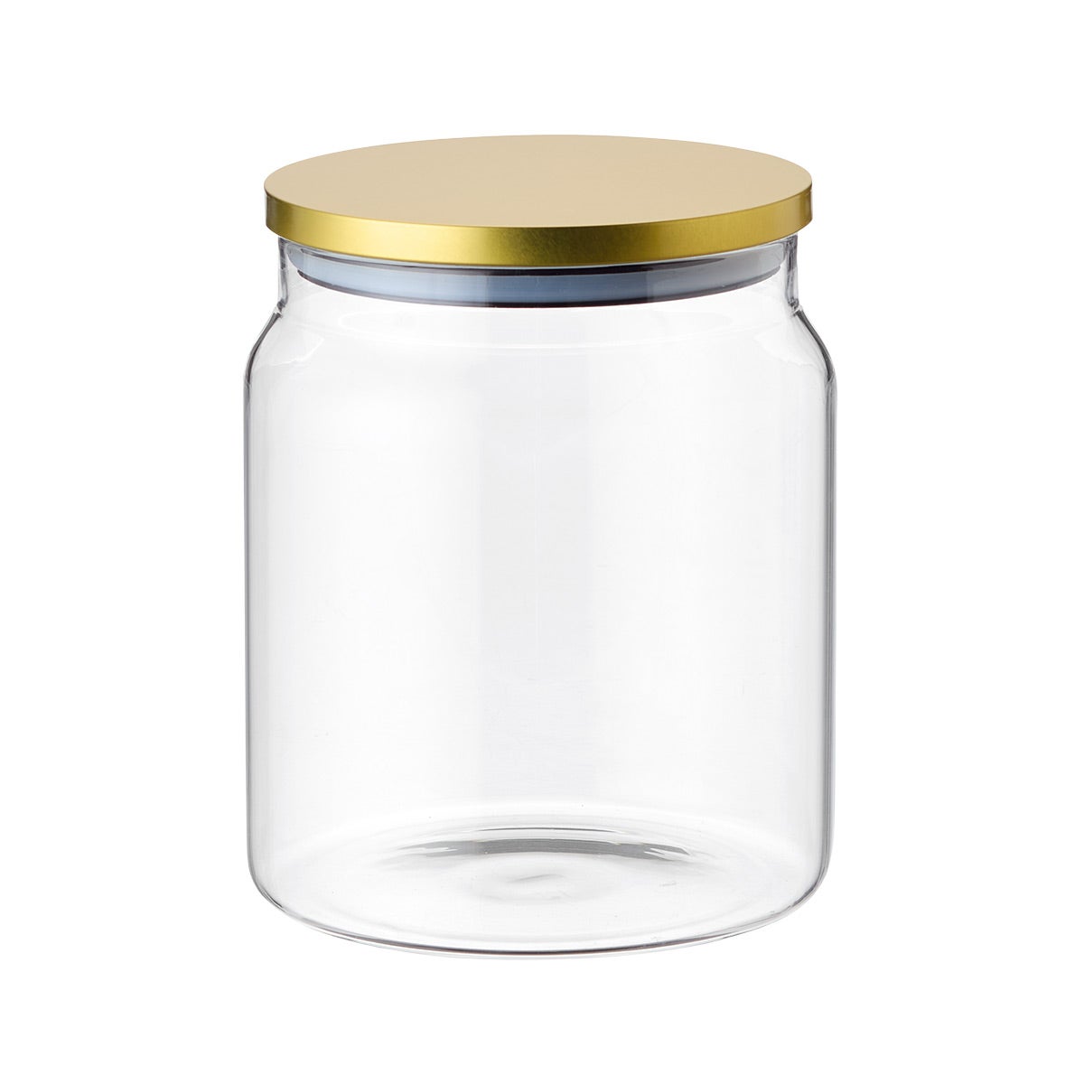 Glass Canister w/ Metal Lid