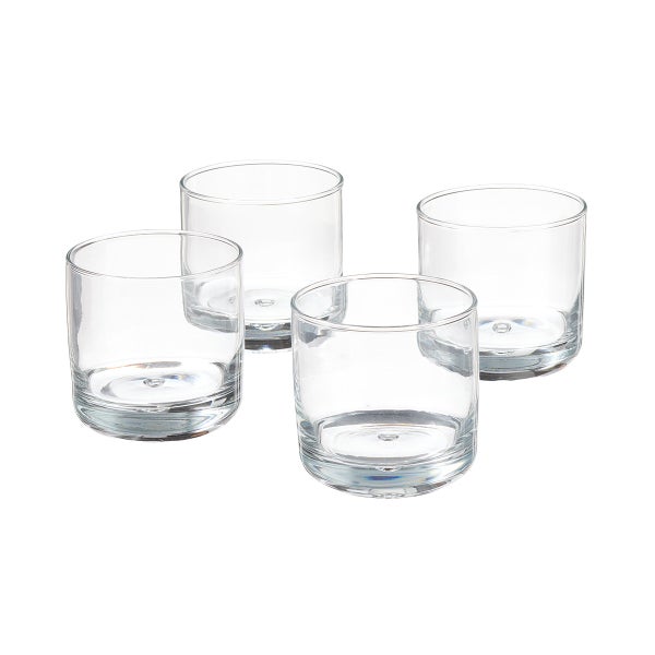 13.5 oz. Epic Bubble Double Old Fashioned Glass Clear Set of 4