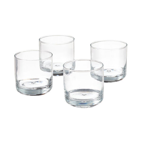13.5 oz. Epic Bubble Double Old Fashioned Glass Clear Set of 4
