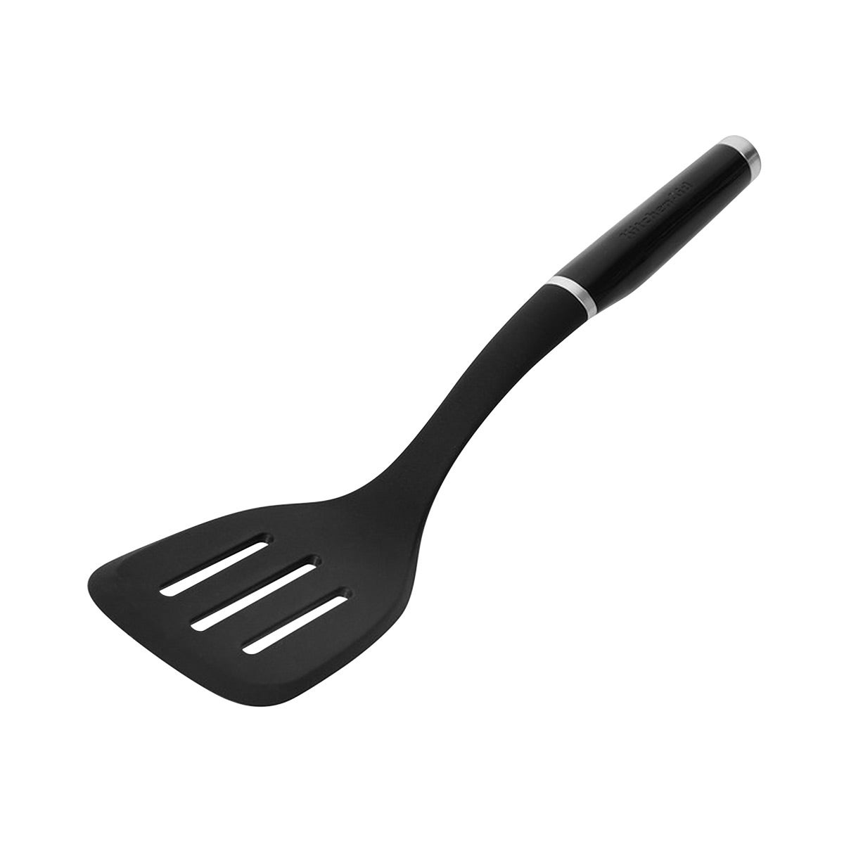 KitchenAid Nylon Slotted Turner Black