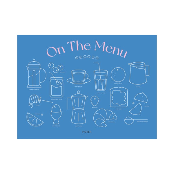 Papier Weekly Meal Planner On the Menu